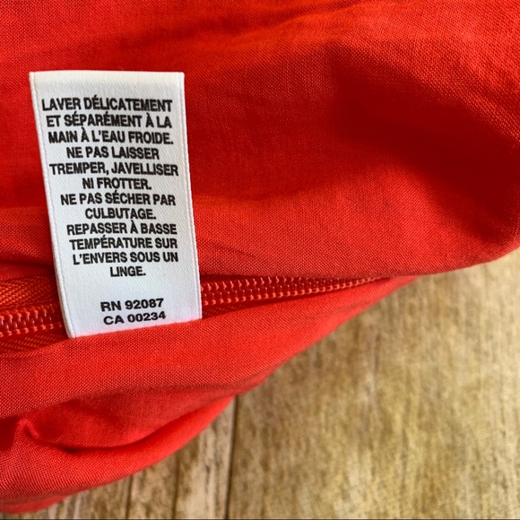 Red by Saks Fifth Avenue tangerine Romper Sz S/P - Picture 6 of 7